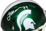 Tony Mandarich Signed Michigan State Spartans Green Mini Helmet Beckett 35583