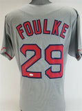 Keith Foulke Signed Boston Red Sox Gray Jersey (JSA COA) 2004 World Champ Closer