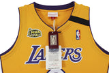 Lakers Kobe Bryant Signed Yellow M&N 1999-01 HWC Authentic Jersey PSA #B11737