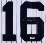 Whitey Ford Signed New York Yankees Pinstriped Jersey (PSA) 6xWorld Series Champ