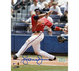 Andruw Jones Signed Atlanta Braves Unframed 8x10 MLB Photo - Red Jersey