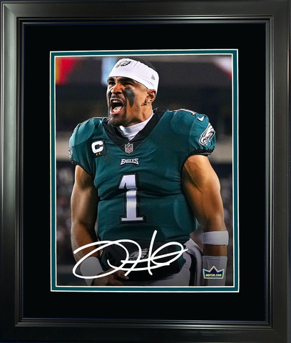 Framed Nick Foles Facsimile Laser Engraved Signature Auto -   Denmark