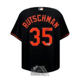 Adley Rutschman Autographed Baltimore Black Nike Baseball Jersey - Fanatics