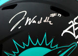 Waddle/Tagovailoa Signed Dolphins F/S Eclipse Speed Authentic Helmet-Fanatics