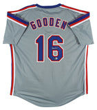 Doc Gooden Authentic Signed Grey Pro Style Jersey Autographed BAS Witnessed