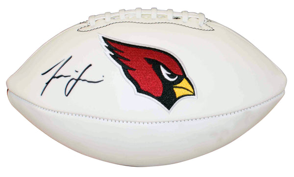 ISAIAH SIMMONS AUTOGRAPHED SIGNED ARIZONA CARDINALS WHITE LOGO FOOTBALL JSA