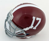 Jameson Williams Signed Alabama Crimson Tide Mini-Helmet (PSA/DNA COA) Junior WR