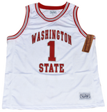 KLAY THOMPSON SIGNED WASHINGTON STATE COUGARS #1 BASKETBALL JERSEY BECKETT