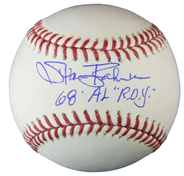 STAN BAHNSEN Signed Rawlings Official MLB Baseball w/68 AL ROY - SCHWARTZ