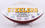 Le'Veon Bell Signed Steelers Team Logo Football (JSA) 2x Pro Bowl (2014, 2016)