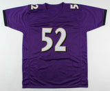 Ray Lewis Signed Baltimore Ravens Jersey (Beckett COA) 13xPro Bowl Linebacker