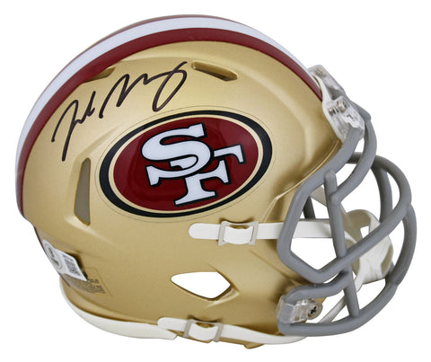 49ers Jake Moody Authentic Signed Speed Mini Helmet Autographed BAS Witnessed