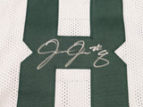 GREEN BAY PACKERS JOSH JACOBS AUTOGRAPHED WHITE JERSEY BECKETT WITNESS 229522