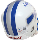 Beau Morgan Signed Air Force Falcons VSR4 Replica Mini Helmet Beckett 44197