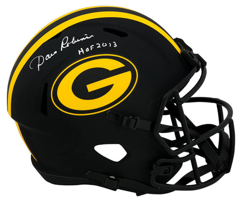 Dave Robinson Signed Packers ECLIPSE Riddell F/S Rep Helmet w/HOF 2013 -(SS COA)