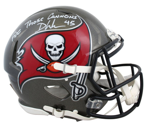 Buccaneers Devin White "FTC" Signed 2020 Full Size Speed Proline Helmet BAS Wit