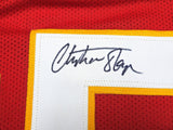 KANSAS CITY CHIEFS CHRISTIAN OKOYE AUTOGRAPHED RED JERSEY JSA STOCK #234521