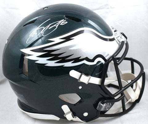 Saquon Barkley Signed Eagles F/S Speed Authentic Helmet - Beckett W Hologram