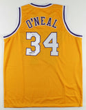 Shaquille O'Neal Signed Los Angeles Lakers Jersey (Beckett COA) 4xNBA Champion