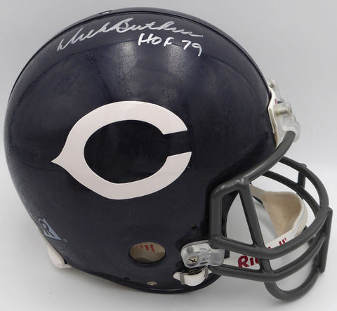 Dick Butkus Autographed Bears Authentic Full Size Proline Helmet Bears Beckett