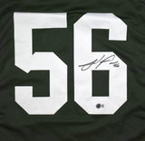 Julius Peppers Autographed Green Pro Style Jersey - Beckett W Hologram *Black