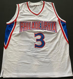 Allen Iverson Signed Philadelphia 76ers Custom Jersey (PSA/DNA COA)