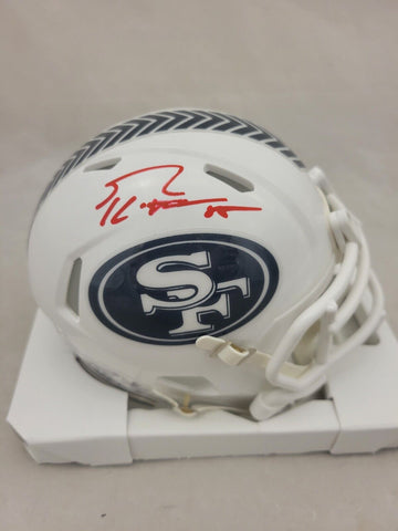 GEORGE KITTLE SIGNED SAN FRANCISCO 49ERS STS 3 SPEED MINI HELMET BECKETT QR