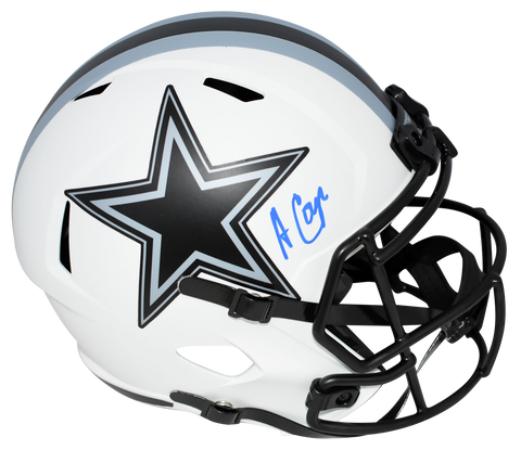 AMARI COOPER SIGNED DALLAS COWBOYS LUNAR FULL SIZE SPEED HELMET BECKETT