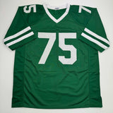 Autographed/Signed Alijah Vera-Tucker New York Green Football Jersey JSA COA