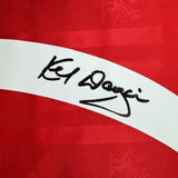 Autographed/Signed Kenny Dalglish Liverpool Red Crown Paints Jersey BAS COA