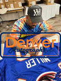 Von Miller Autographed/Signed Pro Style Blue XL Jersey Beckett 38524