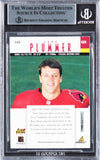 Cardinals Jake Plummer Authentic Signed 1997 Pinnacle #151 RC Card BAS Slabbed