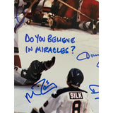 1980 USA Olympic Hockey Team Signed Miracle On Ice 16x20 Photo Beckett 48371