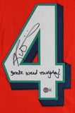 Ricky Williams Signed Dolphins Jersey Inscribed "Smoke Weed Every day" (Beckett)