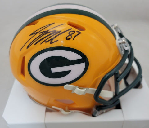 JORDY NELSON SIGNED GREEN BAY PACKERS SPEED MINI HELMET JSA COA