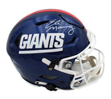 Eli Manning Signed New York Giants Speed Flex Authentic Color Rush NFL Helmet