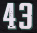 Darren Sproles Signed Philadelphia Eagles Jersey (Beckett) Super Bowl Champion