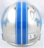 Aidan Hutchinson Autographed Lions 2024 Speed Mini Helmet - Beckett W Hologram