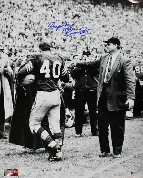 Hopalong Cassady Autographed/Signed Ohio State Buckeyes 16x20 Photo BAS 23921