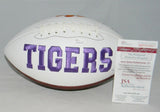 DEANDRE HOPKINS SIGNED AUTOGRAPHED CLEMSON TIGERS WHITE LOGO FOOTBALL JSA