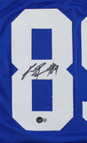 Kadarius Toney Signed New York Custom Blue Jersey