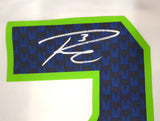 Seahawks Russell Wilson Autographed White Nike Jersey Size L Beckett QR #WE98450