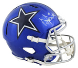 Cowboys Dak Prescott Signed Flash Full Size Speed Rep Helmet BAS Witnessed