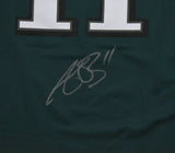 A.J. Brown Autographed Eagles Nike Midnight Green Game Jersey - Beckett W Holo