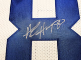 DALLAS COWBOYS ALVIN HARPER AUTOGRAPHED WHITE JERSEY BECKETT BAS WITNESS 212452