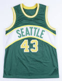 Jack Sikma Signed Seattle Supersonics Jersey (JSA COA) 7xNBA All Star Center