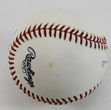 Phil Niekro Signed OML Baseball Inscribed "H.O.F.-97" (JSA) Atlanta Braves