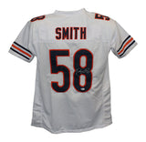 Roquan Smith Autographed/Signed Pro Style White XL Jersey BAS 30056