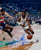 Nate Archibald HOF Autographed 8x10 Boston Celtics Dribbling Photo- JSA W Auth