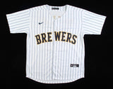 Devin Williams Milwaukee Brewers Nike Style Jersey (JSA COA) 2020 N.L. R.O.Y.